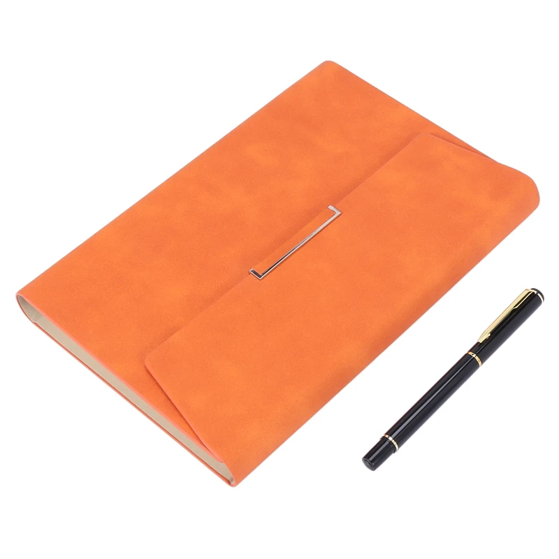 

NEW-Luxury Metal Binder Spiral Business Notebook Kawaii A5 Three-Fold Loose-Leaf Notepad School Office Stationery