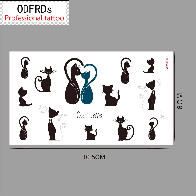 Временные татуировки для мужчин и женщин водонепроницаемые наклейки макияж