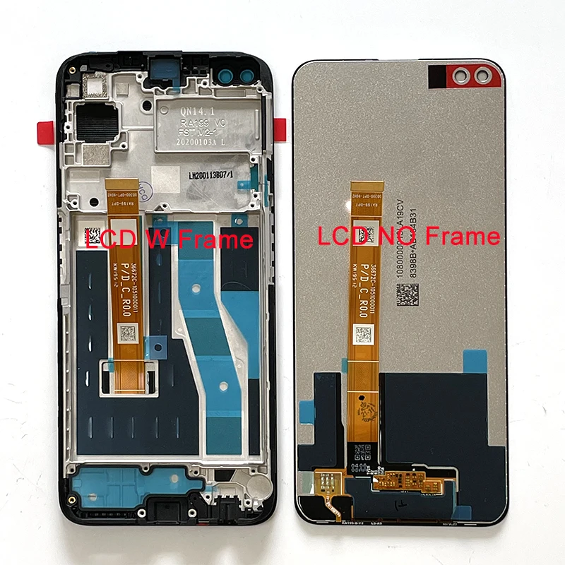 

6.6"Original For Oppo Realme 6 Pro RMX2061 RMX2063 LCD Display Screen Frame +Touch Panel Digitizer For Oppo A92S LCD 10 Touch