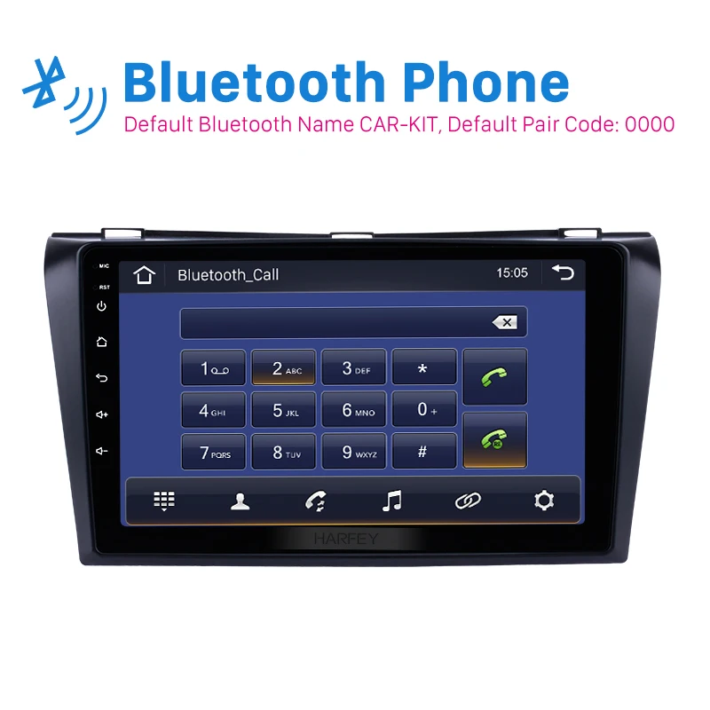 Harfey 2Din Android 9 0 &quotавтомобильное радио для 2004 2005 2006 2007 2008 2009 Mazda 3 стерео GPS
