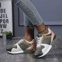 women sneaker autumn casual breathable suede leather platform sport shoes fashion running walking lace up ladies shoes sneakers