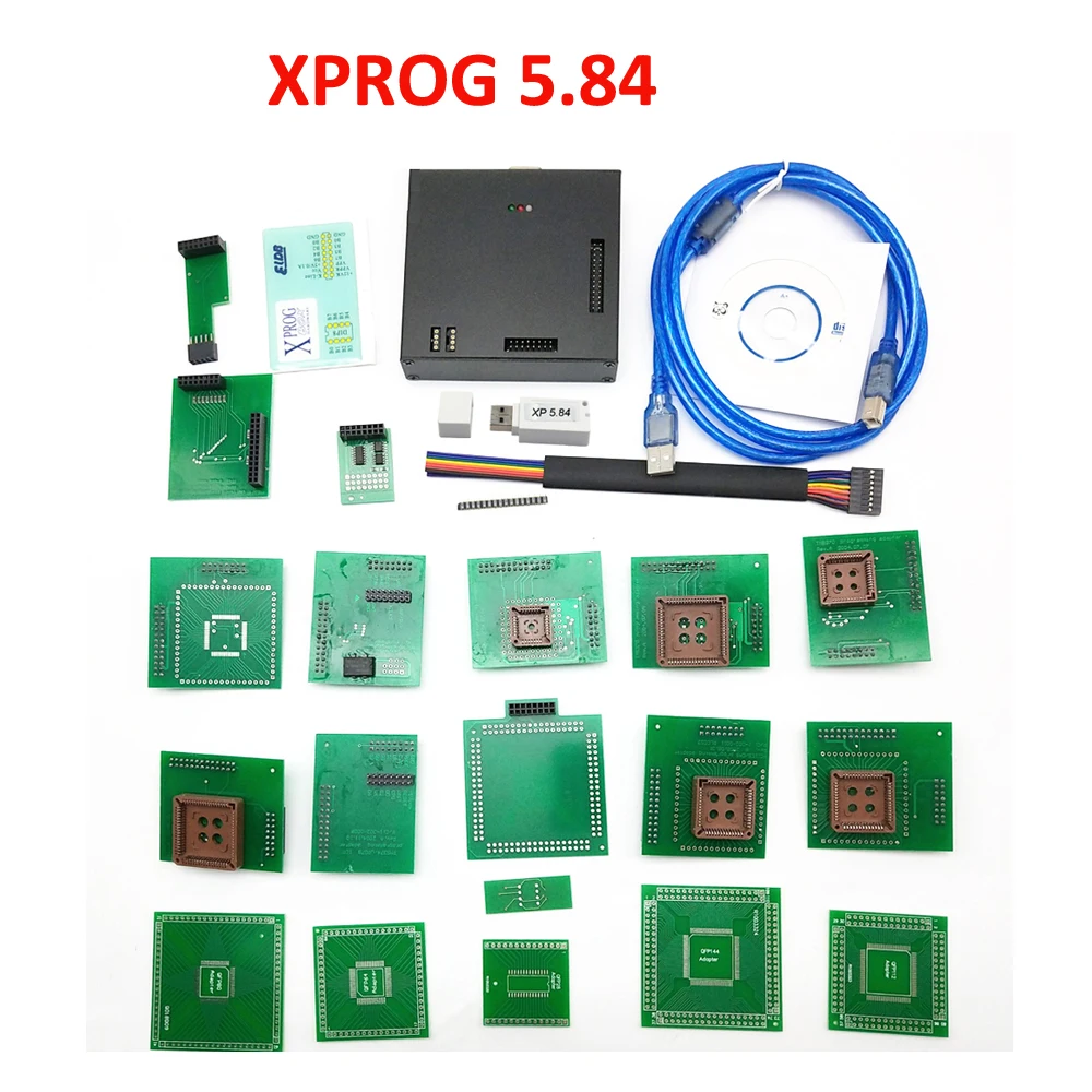 Лучший V5.84 Xprog M BOX X prog 5 84 автоматический ECU чип программатор с USB ключом лучше чем