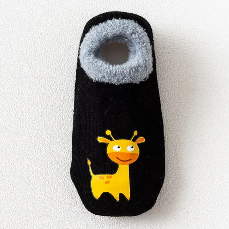 

Infant Baby Socks Casual Warm Children's Cute Animal Cartoon Non-Slip Cotton Floor Socks Kids Slippers