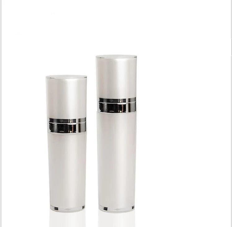 80 мл жемчужно белый акриловый конусный флакон для сыворотки лосьона эмульсии