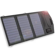 Allpowers 5V 15W Portable Solar Panel Built-in 10000mAh Battery Foldable Solar Charger Suitable For All Phones Outdoor Camping