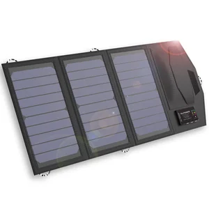 allpowers 5v 15w portable solar panel built in 10000mah battery foldable solar charger suitable for all phones outdoor camping free global shipping