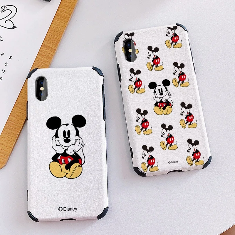

Disney original phone case for Samsung S20 S10 Note10 Note10Plus lens protection for Samsung S20plus Mickey protective cover