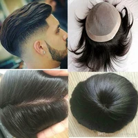 toupee for men hair unit wig for men mono lace mens wig man toupee real human hair pieces men hair unit 8x10 inch