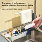 Телескопическая сушилка для раковины, держатель для мыла, губки, органайзер, вешалка для раковины, расширяемая корзина для хранения, кухонный инструмент