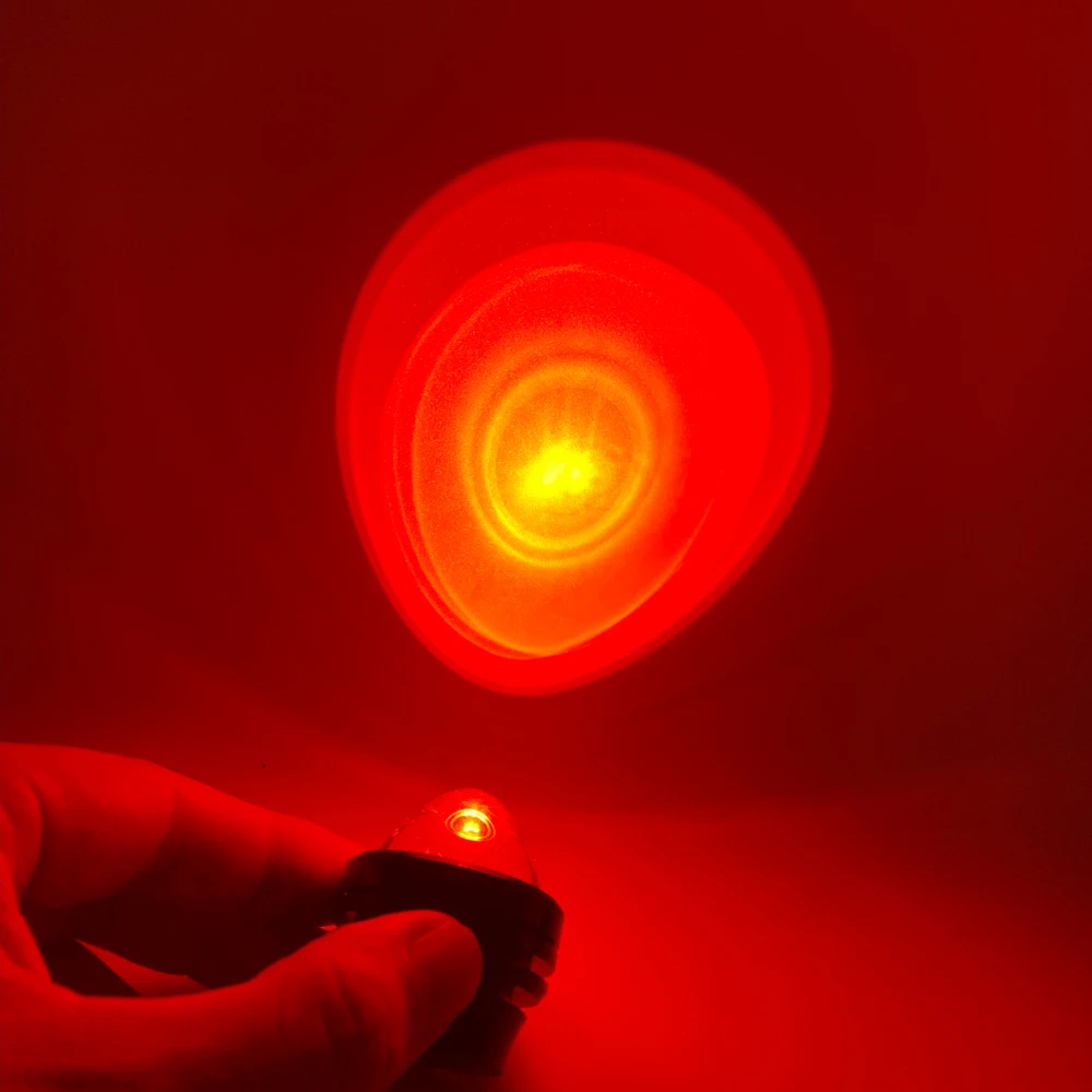 red 1pcs Lamp 1 шт. супер яркий противотуманный фонарь светодиодный drl Автомобильный свет Водонепроницаемый 10 Вт DRL лампа светодиодный Противотуманные фары глаз орла свет дневные ходовые фары - Цвет: red 1pcs Lamp