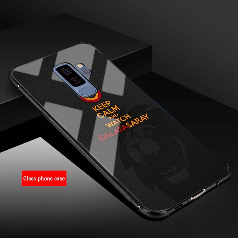 Турция Galatasaray волк для samsung Galaxy NOTE 8 9 S8 S9 S10 плюс A6 A6S A8 A7 J6 J8 чехол из закаленного стекла для телефона - Цвет: B19071109-07.jpg