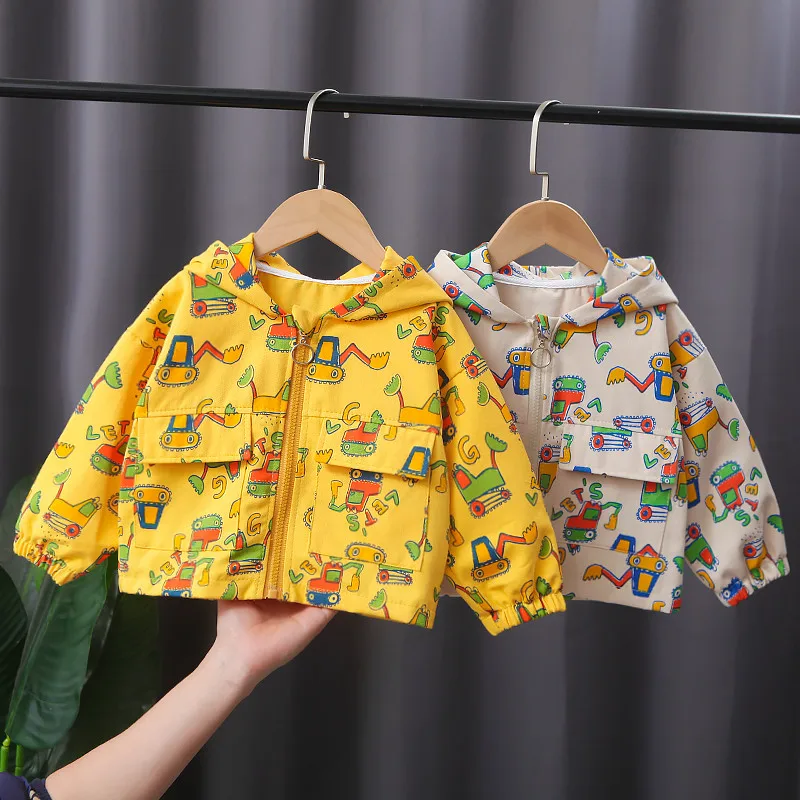 Spring Autumn Baby Outwear Boys Coat Children Boys Clothes Kids Sweater Infant Sweatershirt Toddler Jacket SUIT Outwear 0-5 Year