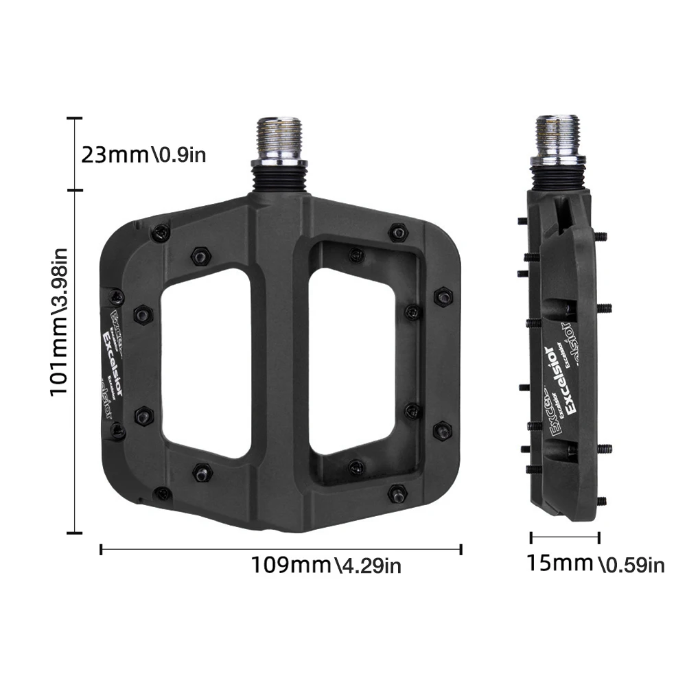 

2 pcs Of Bicycle Pedals With Anti-slip Function Of Folding Bicycle Pedals With Reflected Light Bicycle Accessories