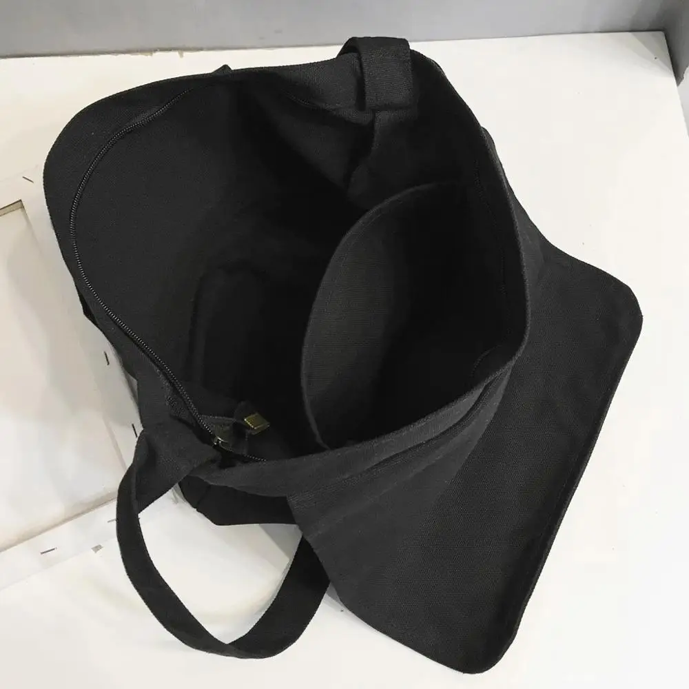 Leisure Shopping Travel Canvas Shoulder Bag Flip Cover Messenger Pack Large Collapsible Tote Inclined /E |