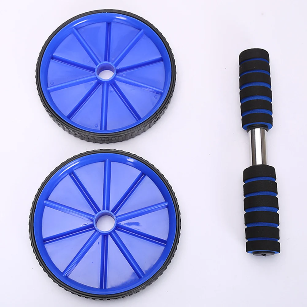 Домашний тренажер для фитнеса Тренировка мышц живота ролик похудения с двумя