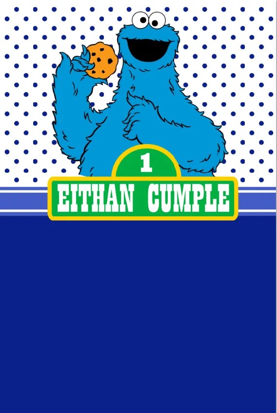 

Виниловый фон для студийной фотосъемки с изображением вечеринки в честь Дня Рождения, Улица Сезам, печенья, 150X220 см