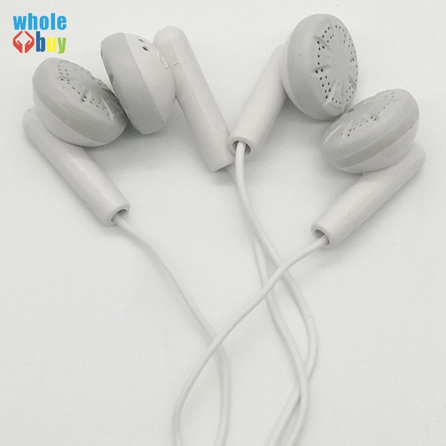 Белые Недорогие Одноразовые наушники экономичные стереонаушники-вкладыши для