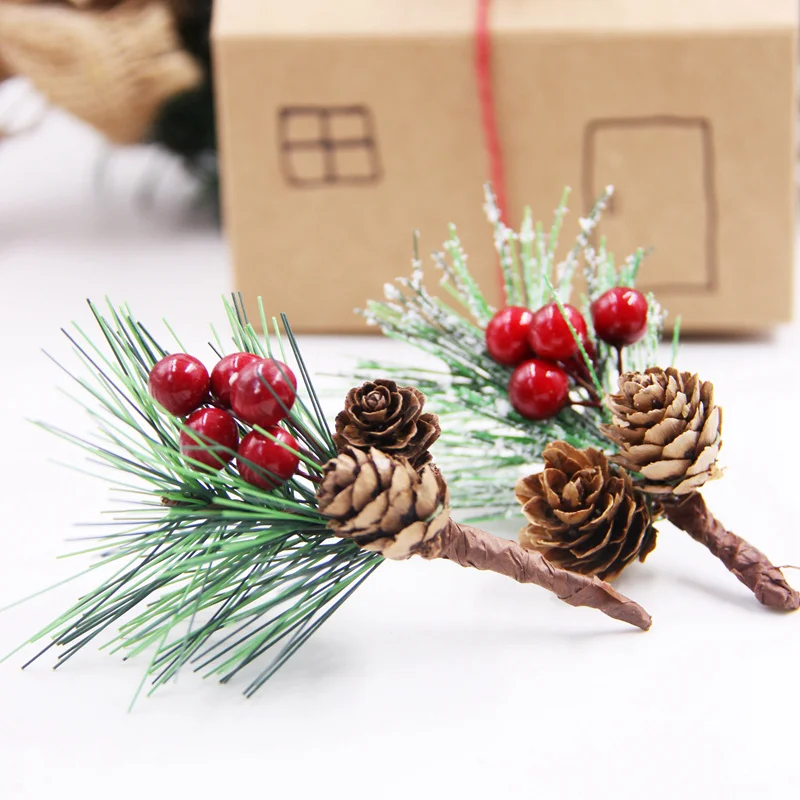 Новинка! 5 шт. рождественские сосновые конусы украшения сделай сам подвеска на