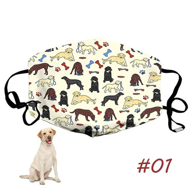 

1 Pc dog Printed And Cotton Mask Cycling Mask Halloween Cosplay Mask Mascarillas Mascherine Masque Mondmasker Scarf