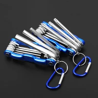 folding hex wrench metal metric allen wrench set torx allen key hex screwdriver wrenches hand tool llave hexagon spanner