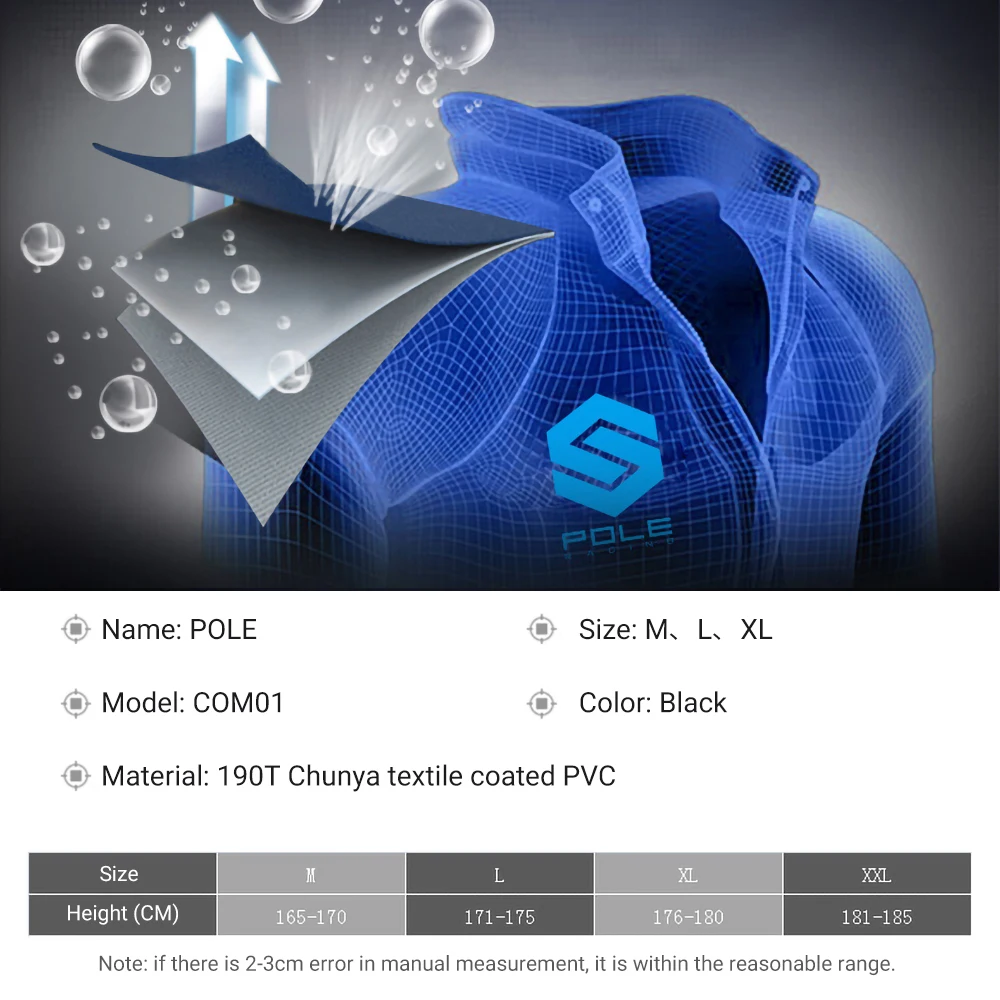 

HEROBIKER Waterproof Motorcycle Rain Suit Raincoat+Rain Pants Poncho Motorcycle Rain Jacket Motorbike Scooter Riding Rain Suit