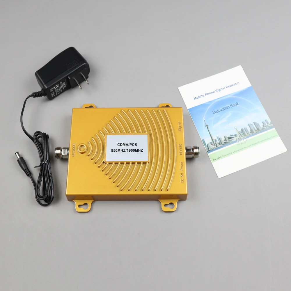 Двухдиапазонный 850/1900 МГц 2G 3G 4G умный большой охват усилитель сигнала сотового