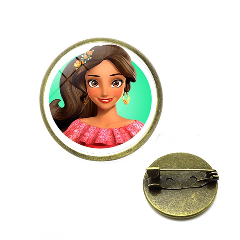 Латинская принцесса Елена Броши Elena of Avalor Cartoonpins девушки платье аксессуары День