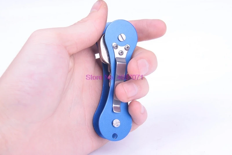 Доставка DHL 500 шт. новинка унисекс алюминиевый умный держатель для ключей