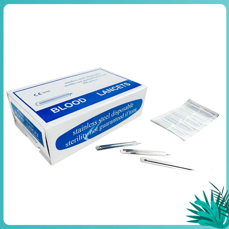 200 шт./кор. иглы одноразовые медицинские Нержавеющая сталь игла ланцета для