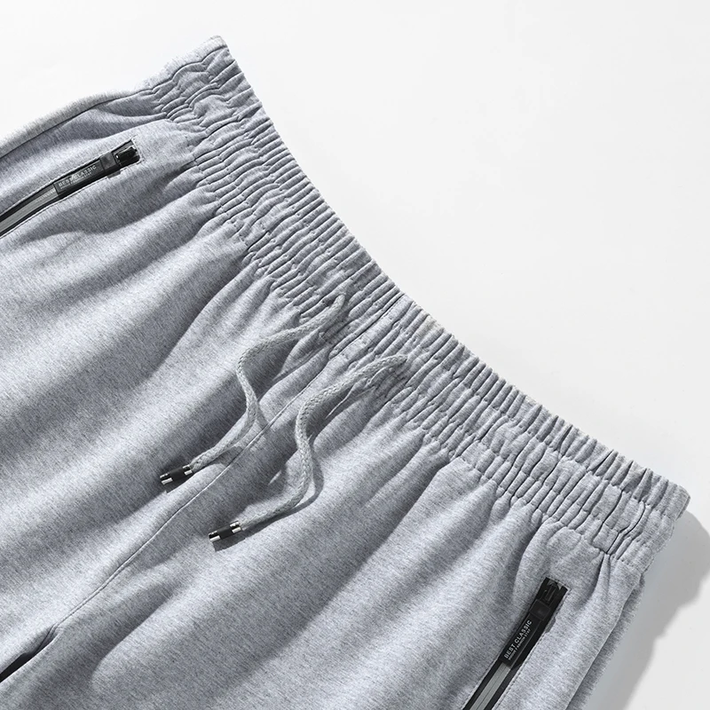 

Casual Men Cropped Pants New Summer Sportswear Sweatpants Male Casual Short Trousers Loose Jogger Track Pants Asian Size M-6XL