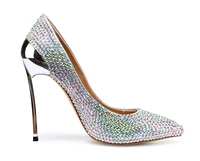full shinner rhinestone metal coverd high heel wedding shoes pointed toe bling bling heels woman crystal banquet shoes