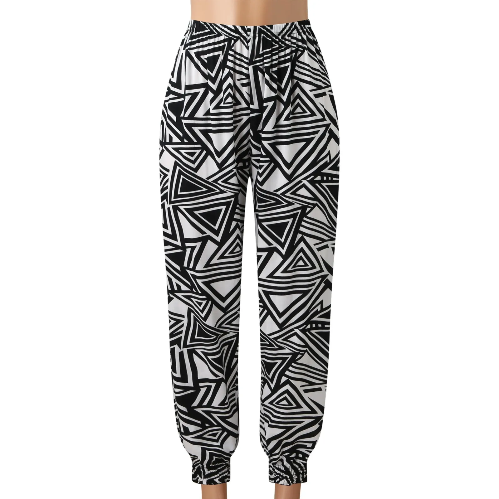 

Womens Pants Casual Trousers Bohemian Beach Bloomers 2021 Vintage Fashion Printed Yoga pants Womens Sweatpants Dropshipping