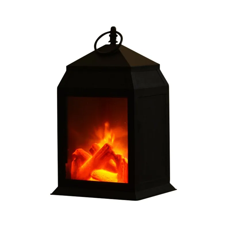 Рождественский светодиодный светильник с имитацией пламени для камина