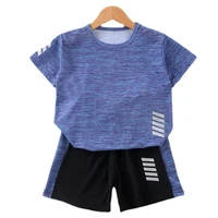 summer soccer jersey shorts running set sportswear youth kids football training uniforms child basketball tracksuit sports suits
