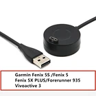 Док-станция для умных часов, зарядное устройство, USB-кабель для зарядки, шнур, провод для Garmin Fenix 5 5S Fenix 5X Plus, кабель для зарядки спортивных часов
