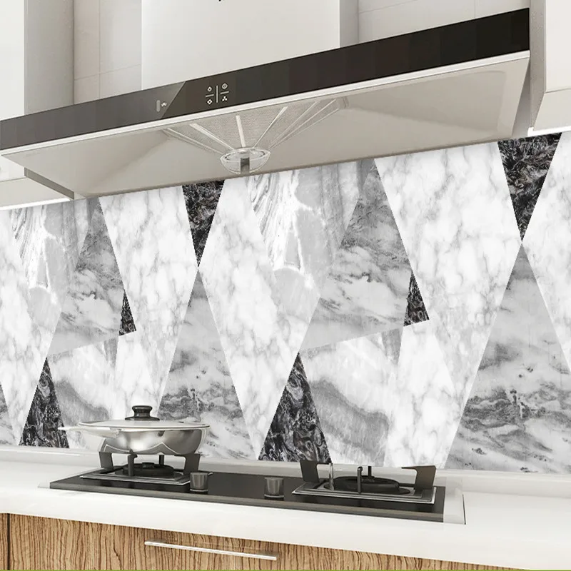 pvc self adhesive wallpaper vinyl waterproof and oil proof home decor renovation cabinet kitchen countertop waterproof wallpaper free global shipping