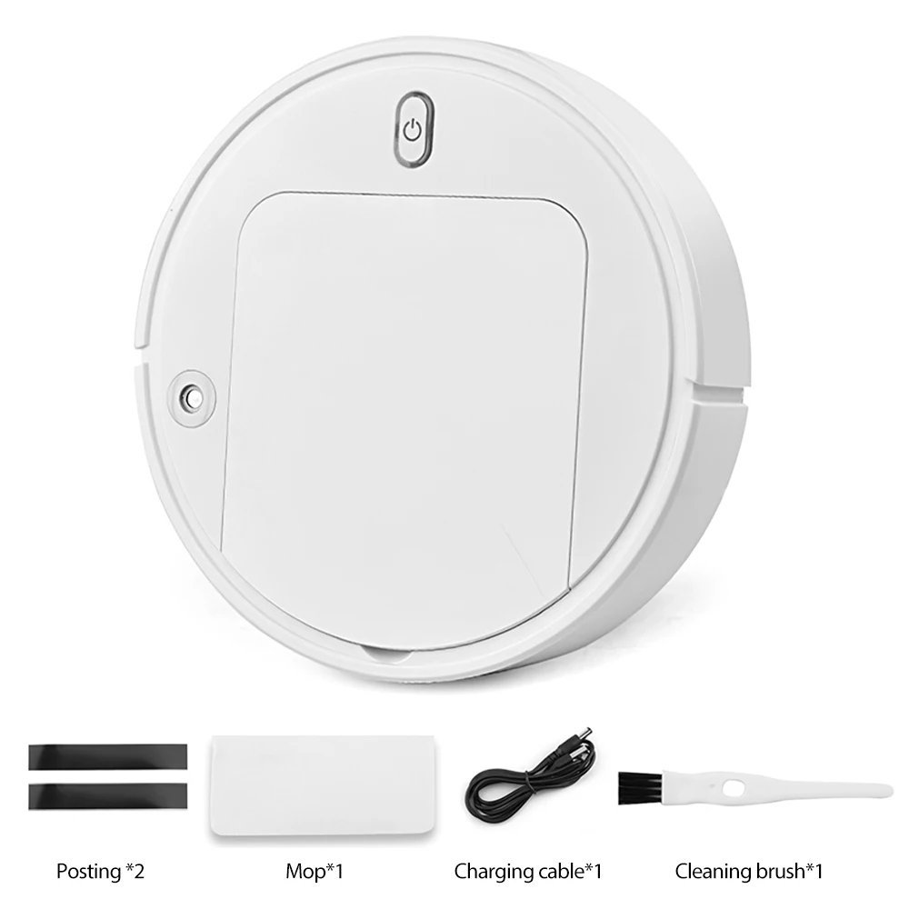 

Smart Rechargeable Robot Vacuum Cleaner 1800PA Intelligent Sweeping Mopping Robot High Suction Cleaning Machine for home