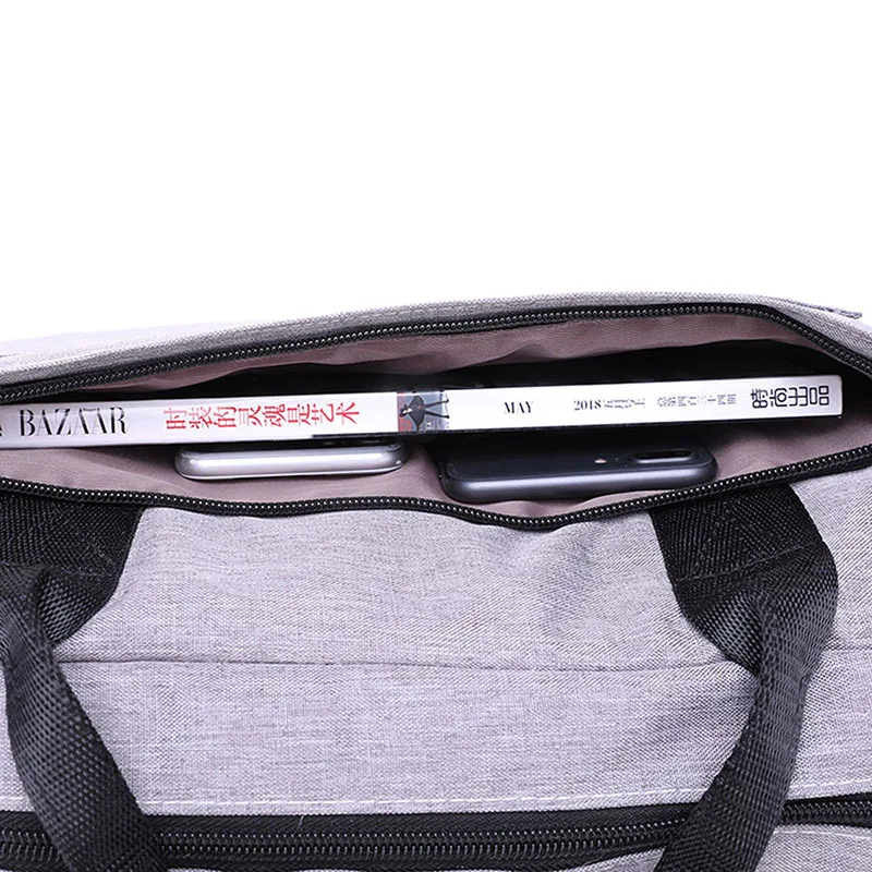 new all-in-one solid color business computer bag out of office fashion simple portable one shoulder breathable briefcase
