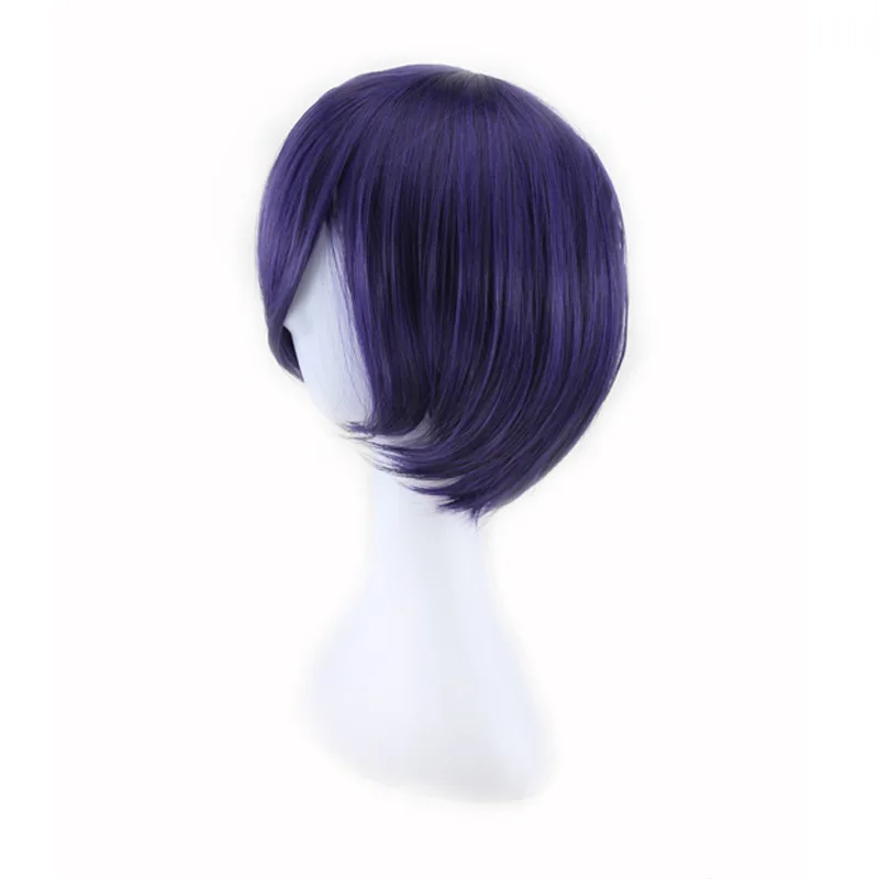

4 PCS Anime Tokyo Ghoul Touka Kirishima Cosplay Costume School Girl Uniform Purple Wig Women Halloween Carnival Suit Skirt Set