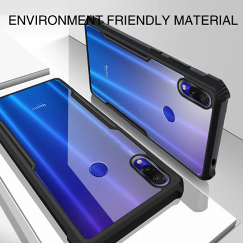 Для Xiaomi Redmi Note 7 Pro 7s ProCase прозрачный противоударный чехол акриловый Бампер Мягкий