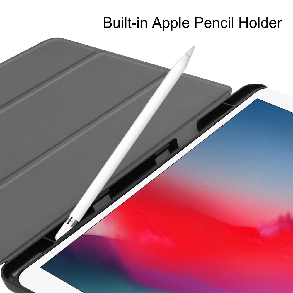 Чехол для планшета тройного сложения ipad 10 2 2019 чехол-книжка Apple 7th дюйма A2200 A2198 A2197