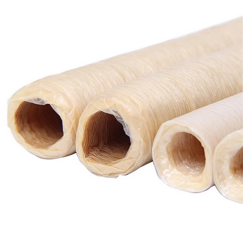 

Collagen Protein Meat Collagen Sausage Casing Tube Meat Sausages Casing For Sausage Maker for Sausage Tool 1Pack