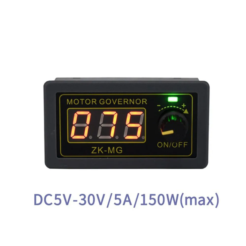 DC 5-30V 5A 150W регулятор регулятора двигателя ШИМ-регулятор скорости светодиодный