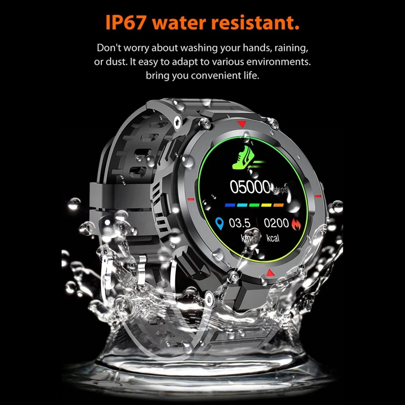 

S25 Smart Watch Men Bluetooth Playback Sport Waterproof for Android IOS