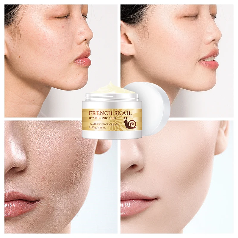 

Facial Cream Day Cream Moisturizing Skin Care Snail Cream Hyaluronic Acid Essence Cream Facial Anti-aging Wrinkles 2021 New