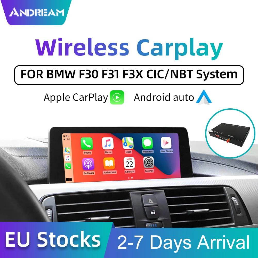 Беспроводной Carplay модуль Andream WiFi AirPlay Android авто интерфейс BMW для 3 5 7 серии F30 F33 F10 F01