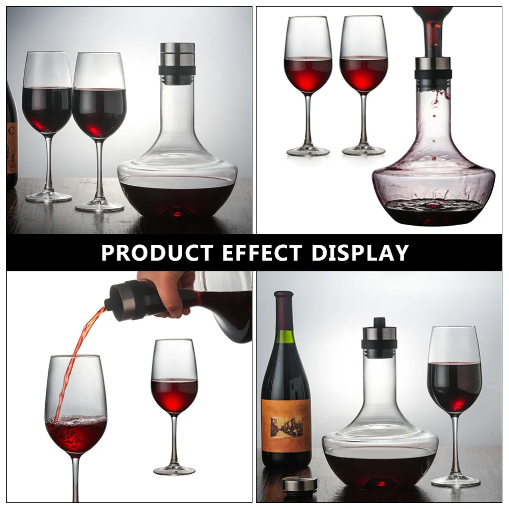 

1PC 1000ML Decanter Glass Brandy Champagne Hand-held Fast Decanter