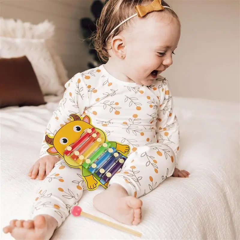 

1Pc Wooden Xylophone Toy Children Percussion Instrument Educational Plaything