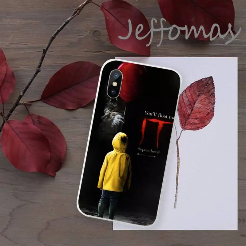 

Hot Pennywise Clown Float It Horror Phone Case Transparent for iPhone 11 12 mini pro XS MAX 8 7 6 6S Plus X 5S SE 2020 XR