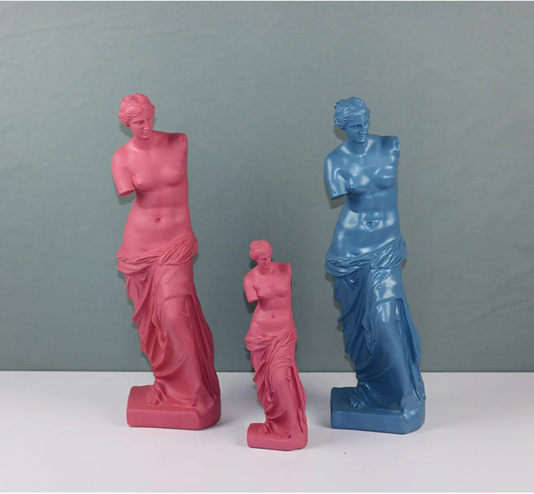 Venus De Milo, большая статуя из смолы, статуя богини Афродиты, статуэтка, произведение искусства, Современная Скульптура, настольный декор, украшения для дома